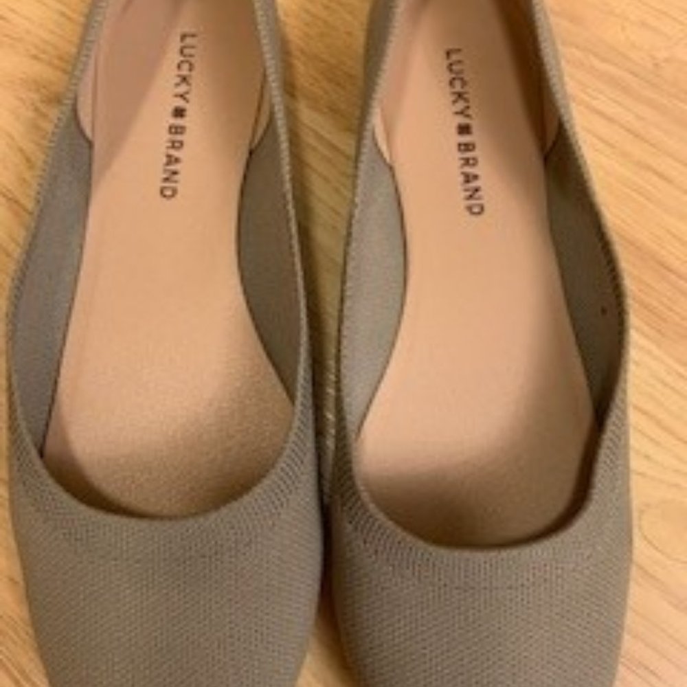 Khaki Flat Shoes
